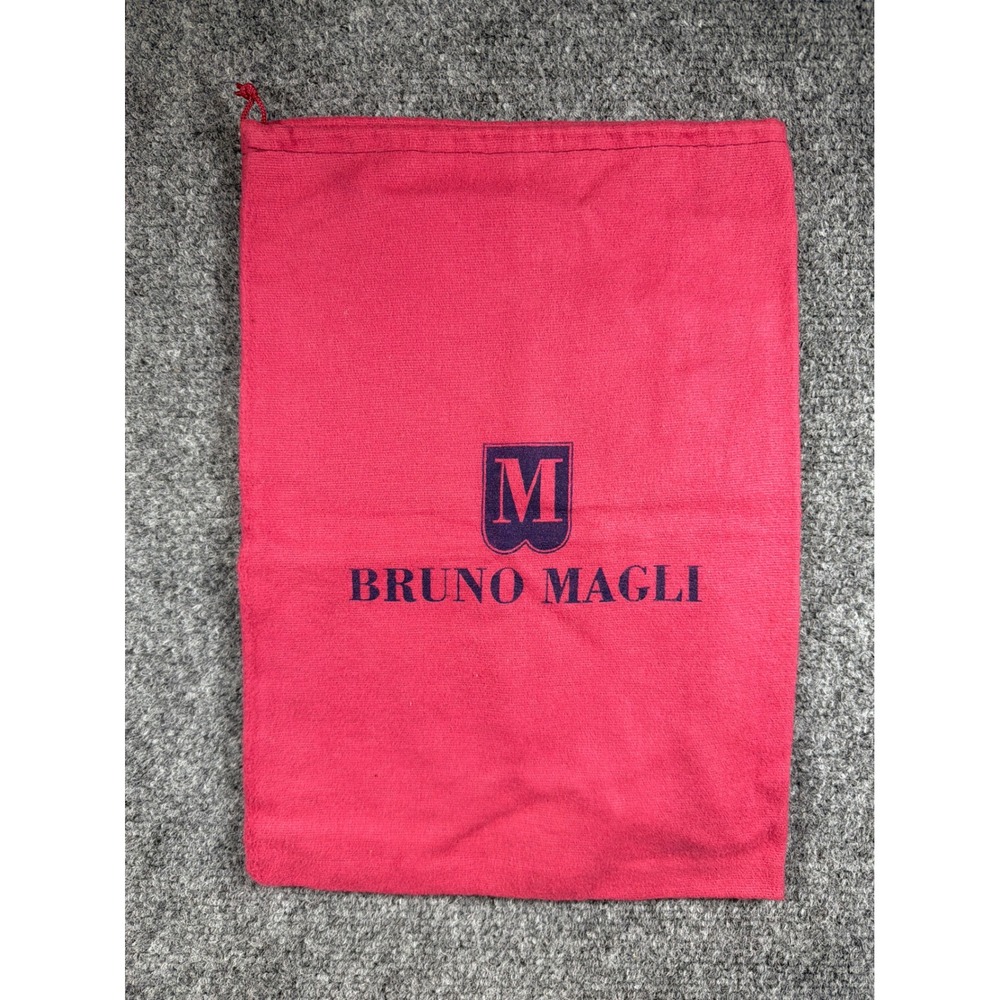 Bruno Magli Red Flannel‎ Drawstring Dust Bag for Shoes or Small Handbags